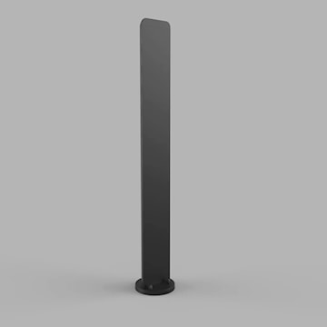 Universal Residential EV Charging Pedestal without LED - Black