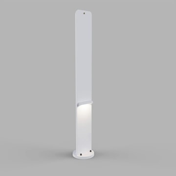 Universal Residential EV Charging Pedestal with LED - White