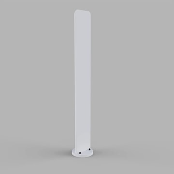 Universal Residential EV Charging Pedestal without LED - White