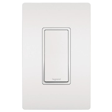 LEGRAND TM873W The Radiant® Decorator Switch Rocker/Button 3 Gang, 3 Way 15 A, 120/277 V White