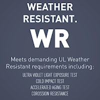 LEGRAND 1597TRWRGRY 15 AMP WEATHER RESISTANTGFCI - GREY