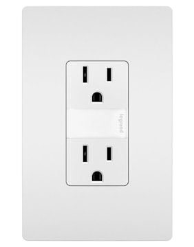 LEGRAND NTL885TRW The Radiant® Receptacle and Light 15 A, 120/125 VAC, White