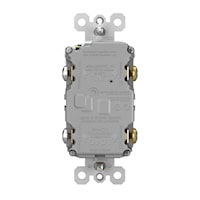 LEGRAND 1597W The Radiant® Self-Test GFCI Duplex Receptacle 15 A, White
