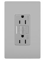 LEGRAND 1597TRWRGRY 15 AMP WEATHER RESISTANTGFCI - GREY