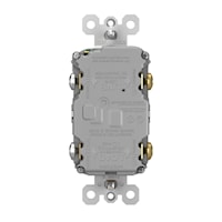 LEGRAND 1597TRWRGRY 15 AMP WEATHER RESISTANTGFCI - GREY