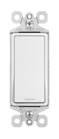 LEGRAND TM870W The Radiant® Decorator Switch Rocker/Button 1 Gang 15 A, 120/277 V White