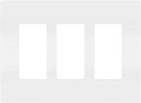 LEGRAND RWP263W The Radiant® Wallplate 3 Gangs White 4.94 in Lx 6.77 in W