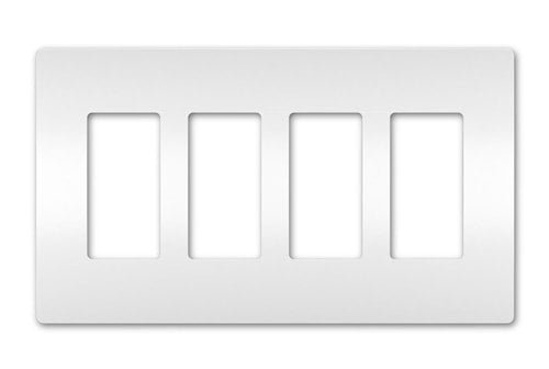 LEGRAND RWP264W The Radiant® Wallplate 4 Gangs White 4.94 in Lx 8.59 in W