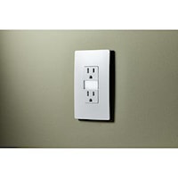 LEGRAND NTL885TRW The Radiant® Receptacle and Light 15 A, 120/125 VAC, White