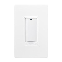 LEGRAND LVSW101W Wattstopper® Low Voltage Switch, 1-Button with LED, White