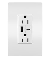 LEGRAND R26USBACWCCV6 RADIANT 3.1 HYB A/C USB15A DUP W