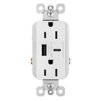 LEGRAND R26USBACWCCV6 RADIANT 3.1 HYB A/C USB15A DUP W