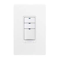 LEGRAND LVSW101W Wattstopper® Low Voltage Switch, 1-Button with LED, White