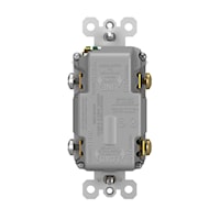 LEGRAND 1597TRUSBACW SELFTEST GFCI REC TR 15AW/USB AC