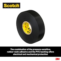3M CANADA SUPER33+ 3/4X66 Scotch® Vinyl Insulating Tape 66 ft Lx 3/4 in W Vinyl Black