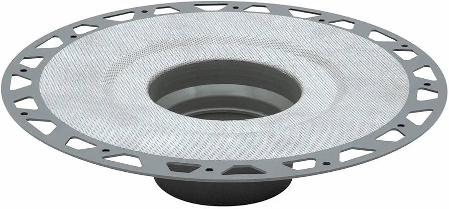 Schluter Kerdi-Drain PVC Flange Kit with 2" Outlet - Provides Drainage Solutions for Tiled Showers - KD2/PVC/FL