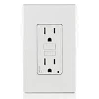 LEVITON AGTR1-W Decora® Tamper-Resistant, Self-Test AFCI/GFCI Receptacle White