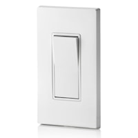 LEVITON 5604-2W Decora® Quiet, 4-Way Decora Rocker Switch 120/277 VAC, 15 A, White