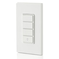 LEVITON D2SCS-1BW Decora Smart Scene Controller Switch, Wi-Fi, Neutral Wire Required