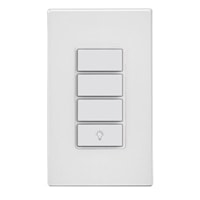 LEVITON D2SCS-1BW Decora Smart Scene Controller Switch, Wi-Fi, Neutral Wire Required