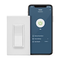 LEVITON D215S-1BW Decora smart WIFI Switch2nd gen.15A WHT