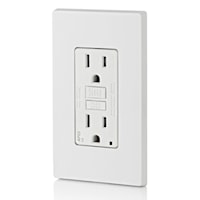 LEVITON AFTR1-W Smart-Lock Pro Outlet, Tamper-Resistant AFCI Duplex Receptacle 15 A, White