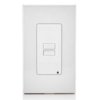LEVITON GFRBF-W Smart-Lock Pro GFCI Duplex Receptacle with Function Lighting 20 A, 5-20R White