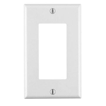 Decora Wallplate 1 Gang White