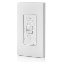 LEVITON AFRBF-W Self Grounding AFCI Receptacle 20 A, White