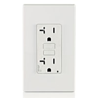 LEVITON AGTR2-W Decora® Self Test AFCI/GFCI Receptacle 20 A, White