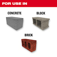 MILWAUKEE 48-20-9006 (3) HAMRDRILL 3/16" X 4"X 6"