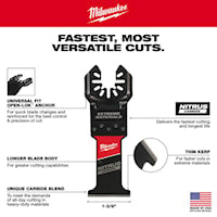 MILWAUKEE 49-25-1575 XTRME OPEN LOCK MULTITOOL BLADE 5PK