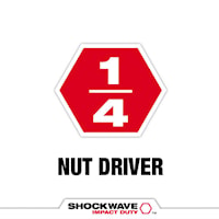 MILWAUKEE 49-66-4532 Shockwave™ Nutdriver 1/4 in