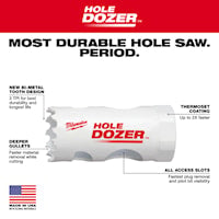 MILWAUKEE 49-56-0032 Ice Hardened™ Hole Saw 7/8 in Bi-Metal
