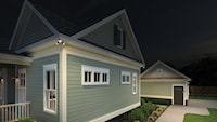 ACUITY 271FEX LED SECURITY FLOOD BRONZ2 RH 30K40K50K-MOTION