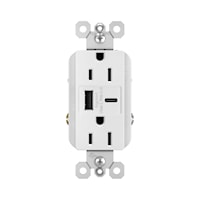LEGRAND R26USBACWCCV6 RADIANT 3.1 HYB A/C USB15A DUP W