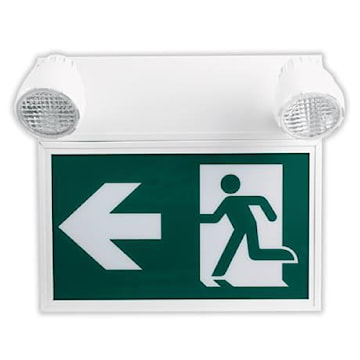 VOTATEC GROUP CORP CR-7107B/WH EMERGENCY RUNNING MANSTEEL COMBO 2X6W 120-347