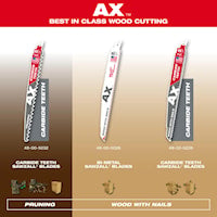 MILWAUKEE 48-00-5036 Super Sawzall® Reciprocating Saw Blade 9 in 5 TPI