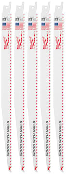 MILWAUKEE 48-00-5037 Super Sawzall® Reciprocating Saw Blade 12 in 5 TPI