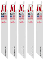 MILWAUKEE 48-00-5186 Super Sawzall® Reciprocating Saw Blade 6 in 24 TPI