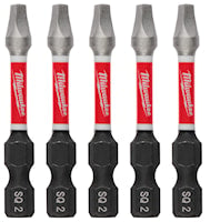 MILWAUKEE 48-32-4606 Shockwave™ Power Bit Square Recess #2 1/4 in