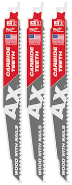 MILWAUKEE 48-00-5226 Sawzall® Reciprocating Saw Blade 9 in 45 Teeth 5 TPI Carbide