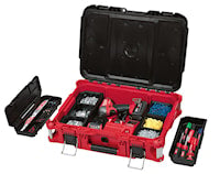 MILWAUKEE 48-22-8424 Packout™ Tool Box 6.6 in Hx 22.1 in Lx 16.1 in W Red