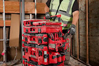MILWAUKEE 48-22-8430 Packout™ Organizer 4.61 in Hx 19.76 in Lx 15 in W Red