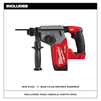 MILWAUKEE 2912-20 M18 FUEL 1" SDS PLUSROTARY HAMMER