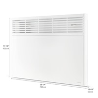 STELPRO SOR1502WCW Orleans™ Convection Heater without Control Standard, High-End 1500 W, 1 PH, 240/208 V