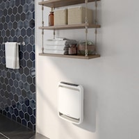 STELPRO SOA2002W Bathroom Fan Heater 2000 W, 1500 W 240/208 V, 12 in Lx 15-13/16 in H White