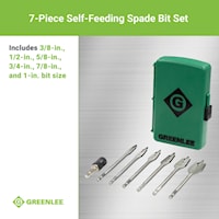 EMERSON PROFESSIONAL TOOLS 34AR-6 Spade Bit Set Self Feeding, Corded