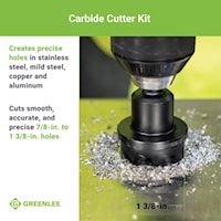 EMERSON PROFESSIONAL TOOLS 635 Hole Cutter Kit 4 Pieces Carbide Tipped