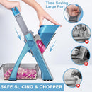 ABESSO Safe Mandoline Slicer & Vegetable Chopper – Adjustable Thickness